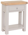 Kilronan - Taupe And Oak 1 Drawer Telephone Table