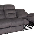 Jade - Fabric 3 Seater Recliner Sofa