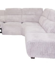Leonardo - Fabric Power Recliner Corner Sofa