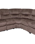Sabine - Taupe Fabric Corner Recliner Sofa (Rhf)
