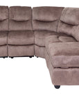 Sabine - Taupe Fabric Corner Recliner Sofa (Rhf)