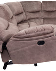 Sabine - Taupe Fabric Corner Recliner Sofa (Rhf)