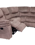 Sabine - Taupe Fabric Corner Recliner Sofa (Rhf)