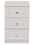 Jupiter - Grey Standard 3Dr Bedside Locker