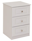 Jupiter - Grey Standard 3Dr Bedside Locker