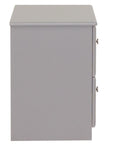 Mira - Charcoal 2Dr Deep Bedside Locker