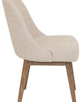 Valletta - Cream And Oak Dining Chair
