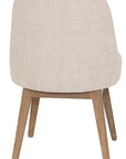 Valletta - Cream And Oak Dining Chair