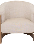 Palma - Cream And Oak Armchair