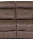 Richmond - Brown Fabric 2 Seater Recliner Sofa