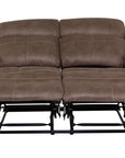 Richmond - Brown Fabric 2 Seater Recliner Sofa