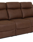 Jordan brown Fabric 3 Seater Recliner