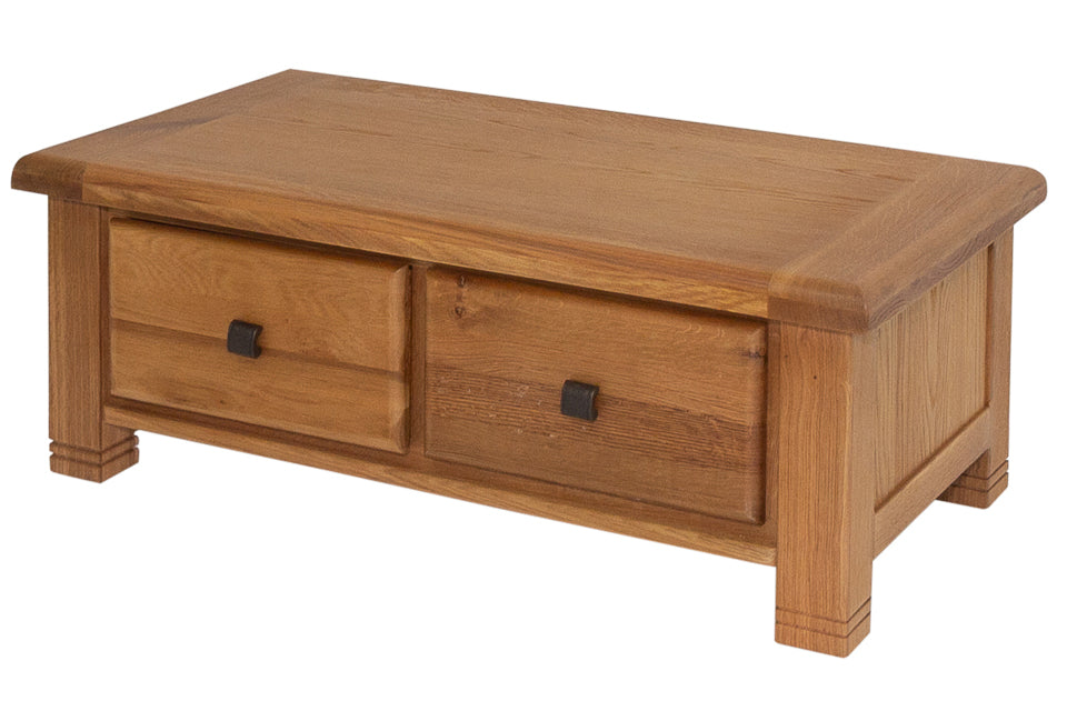 Kinsale Oak Drawer Coffee Table Craughwell Furniture & Carpets Ltd