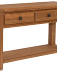 Kinsale - Oak 2 Drawer Wide Console Table