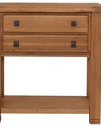 Kinsale - Oak 2 Drawer Narrow Console Table