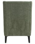 Ellen - Green Fabric Accent Armchair