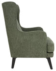 Ellen - Green Fabric Accent Armchair