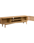 Carna - Oak Large Tv Entertainment Unit 180Cm