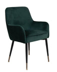 Sauron - Green Velvet Dining Chair