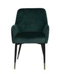 Sauron - Green Velvet Dining Chair