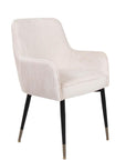 Sauron - Cream Velvet Dining Chair