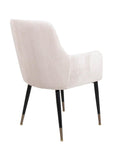 Sauron - Cream Velvet Dining Chair