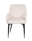 Sauron - Cream Velvet Dining Chair