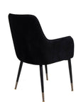 Sauron - Black Velvet Dining Chair