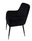 Sauron - Black Velvet Dining Chair