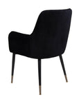 Sauron - Black Velvet Dining Chair