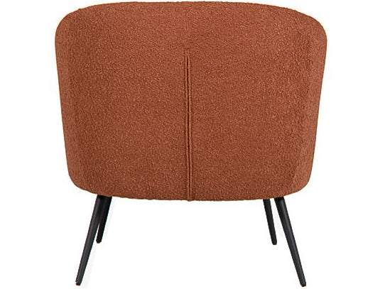 Danube - Orange Fabric Accent Armchair