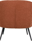 Danube - Orange Fabric Accent Armchair