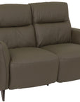 Santiago green leather 2 Seater Recliner