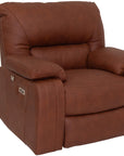 Solas rich tan Leather Power Recliner
