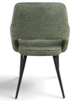 Roxy - Green Dining Chair With Black Leg