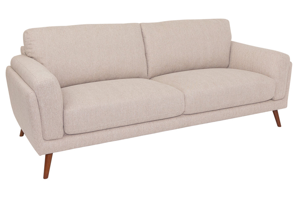 Tulla - Cream Fabric 3 Seater Sofa