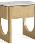 Tina Marble Lamp Table with 1 drawer