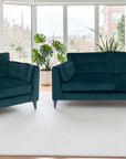 Bellingham - Teal Velvet Armchair