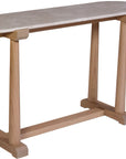 Lavita - Marble And Wood Console Table