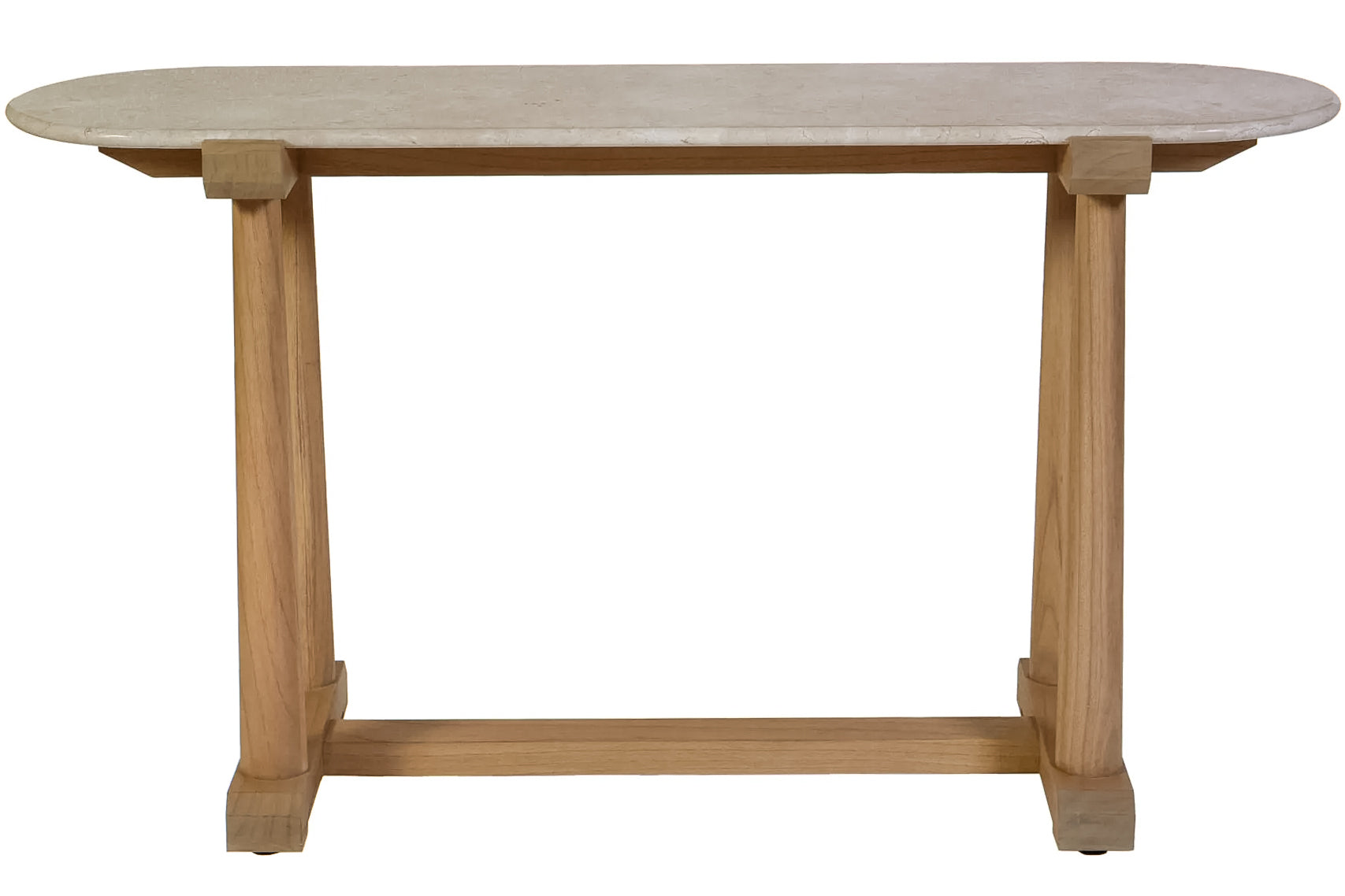 Lavita - Marble And Wood Console Table