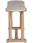 Lavita - Marble And Wood Console Table
