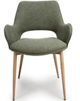 Durian - Green Fabric Dining Chair