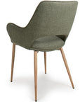 Durian - Green Fabric Dining Chair