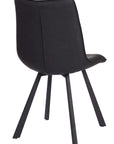 Sina - Black Faux Leather Dining Chair