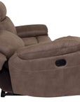 Jasmine - Taupe Fabric 2 Seater Recliner Sofa