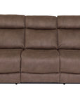 Jasmine - Taupe Fabric 3 Seater Recliner Sofa