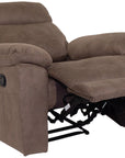 Jasmine - Taupe Fabric Recliner Chairs