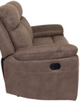 Jasmine - Taupe Fabric 2 Seater Recliner Sofa