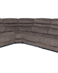 Aluna - Taupe Fabric Corner Recliner Sofa