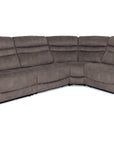 Aluna - Taupe Fabric Corner Recliner Sofa